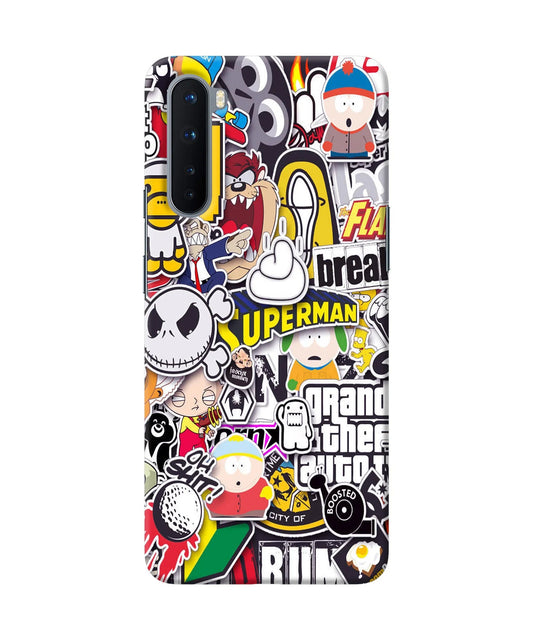 Sticker Bomb Oneplus Nord Back Cover