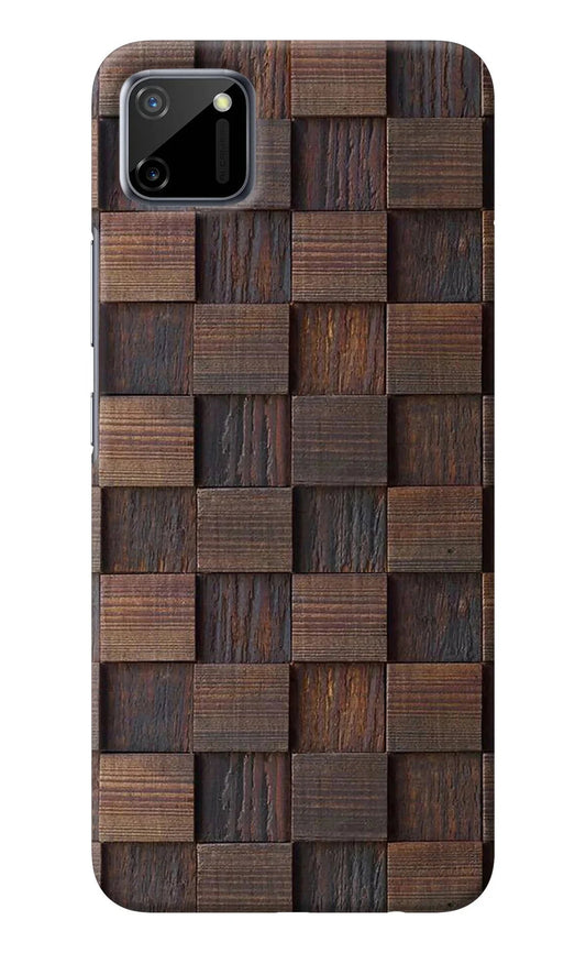 Wooden Cube Design Realme C11 2020 Back Cover