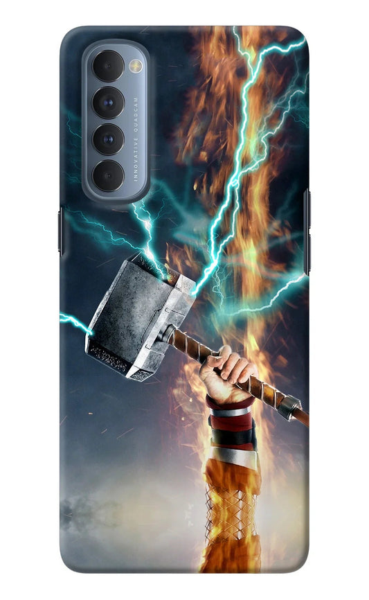 Thor Hammer Mjolnir Oppo Reno4 Pro Back Cover