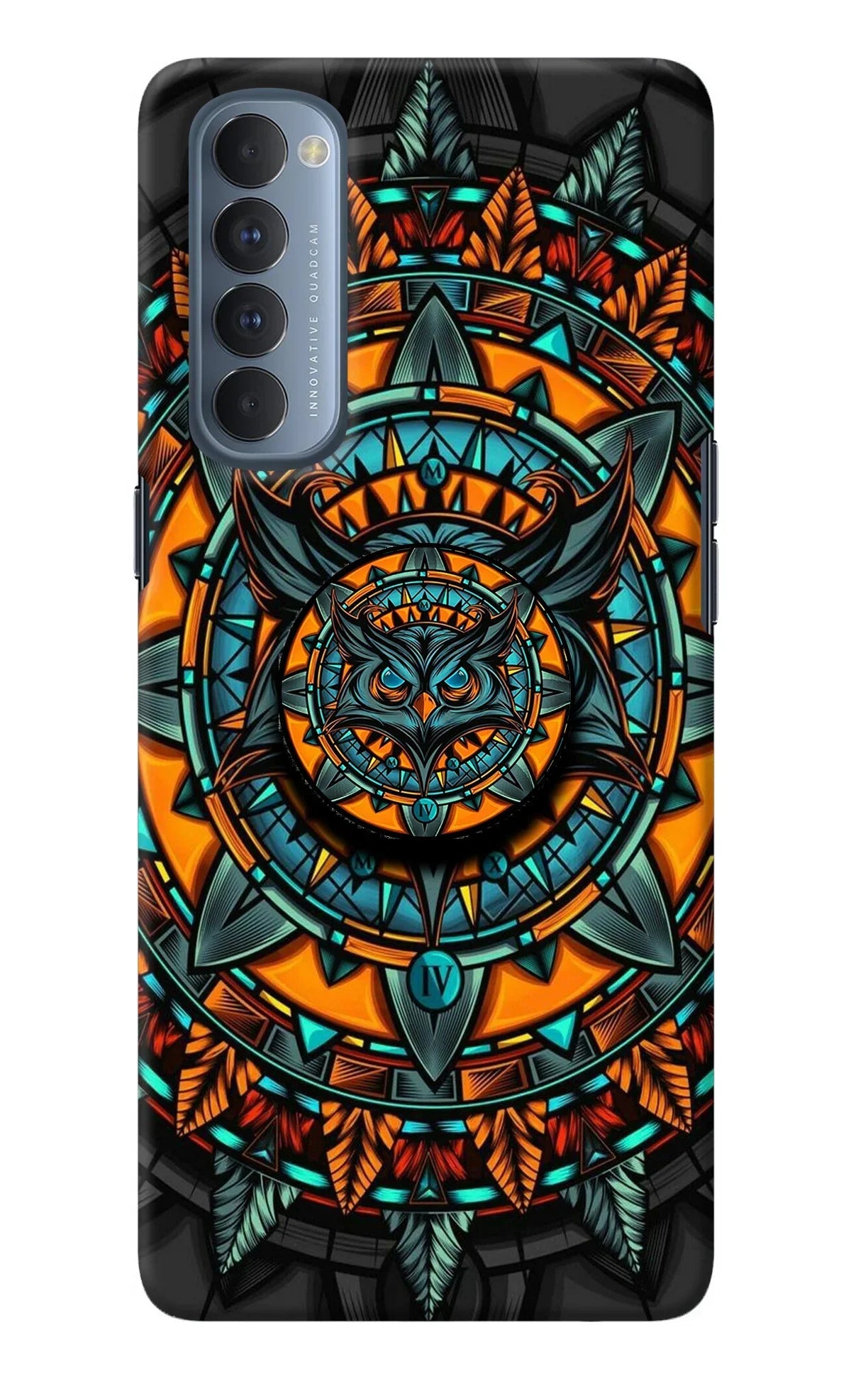 Angry Owl Oppo Reno4 Pro Pop Case