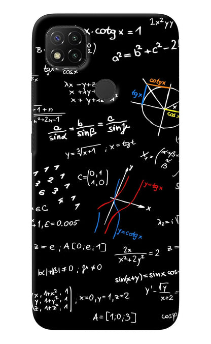Mathematics Formula Redmi 9 Back Cover
