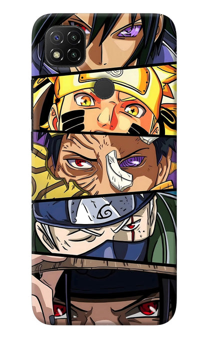 Naruto Character Redmi 9 Back Cover