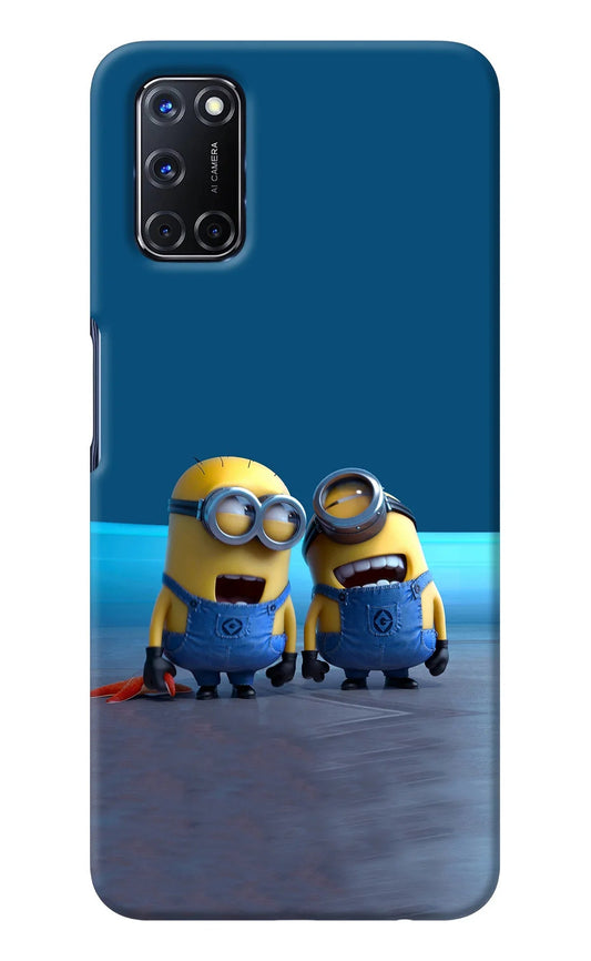 Minion Laughing Oppo A52 Back Cover