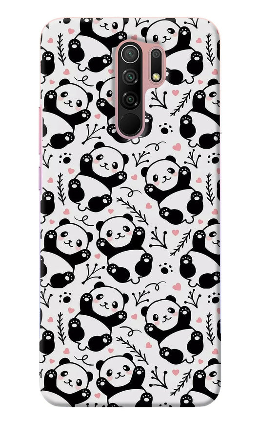 Cute Panda Redmi 9 Prime/Poco M2/M2 reloaded Back Cover