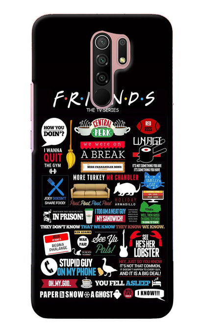 FRIENDS Redmi 9 Prime/Poco M2/M2 reloaded Back Cover