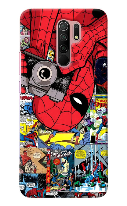 Spider Man Redmi 9 Prime/Poco M2/M2 reloaded Back Cover