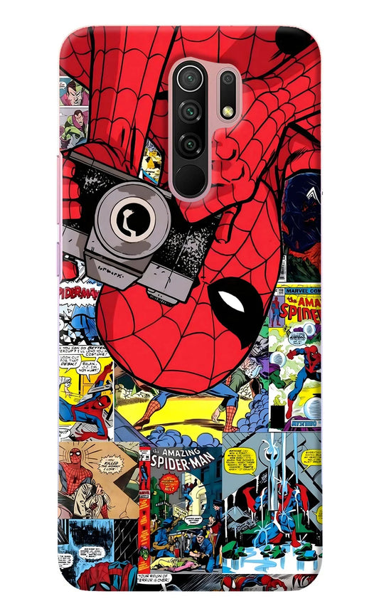 Spider Man Redmi 9 Prime/Poco M2/M2 reloaded Back Cover