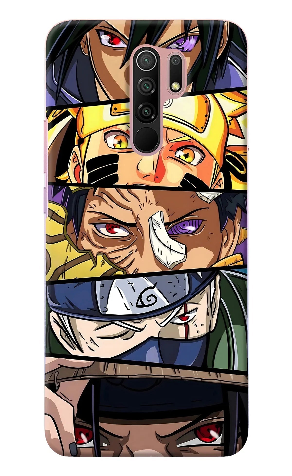 Naruto Character Redmi 9 Prime/Poco M2/M2 reloaded Back Cover