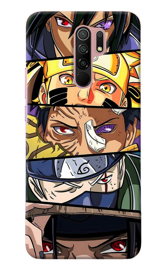 Naruto Character Redmi 9 Prime/Poco M2/M2 reloaded Back Cover