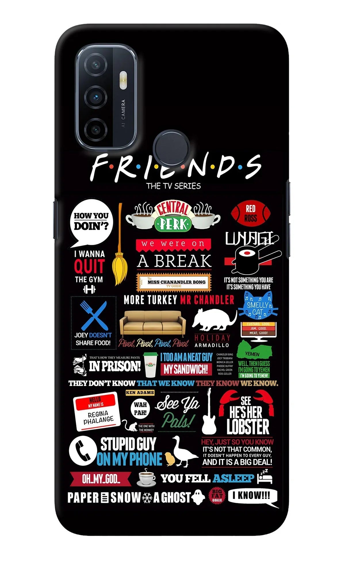FRIENDS Oppo A53 2020 Back Cover