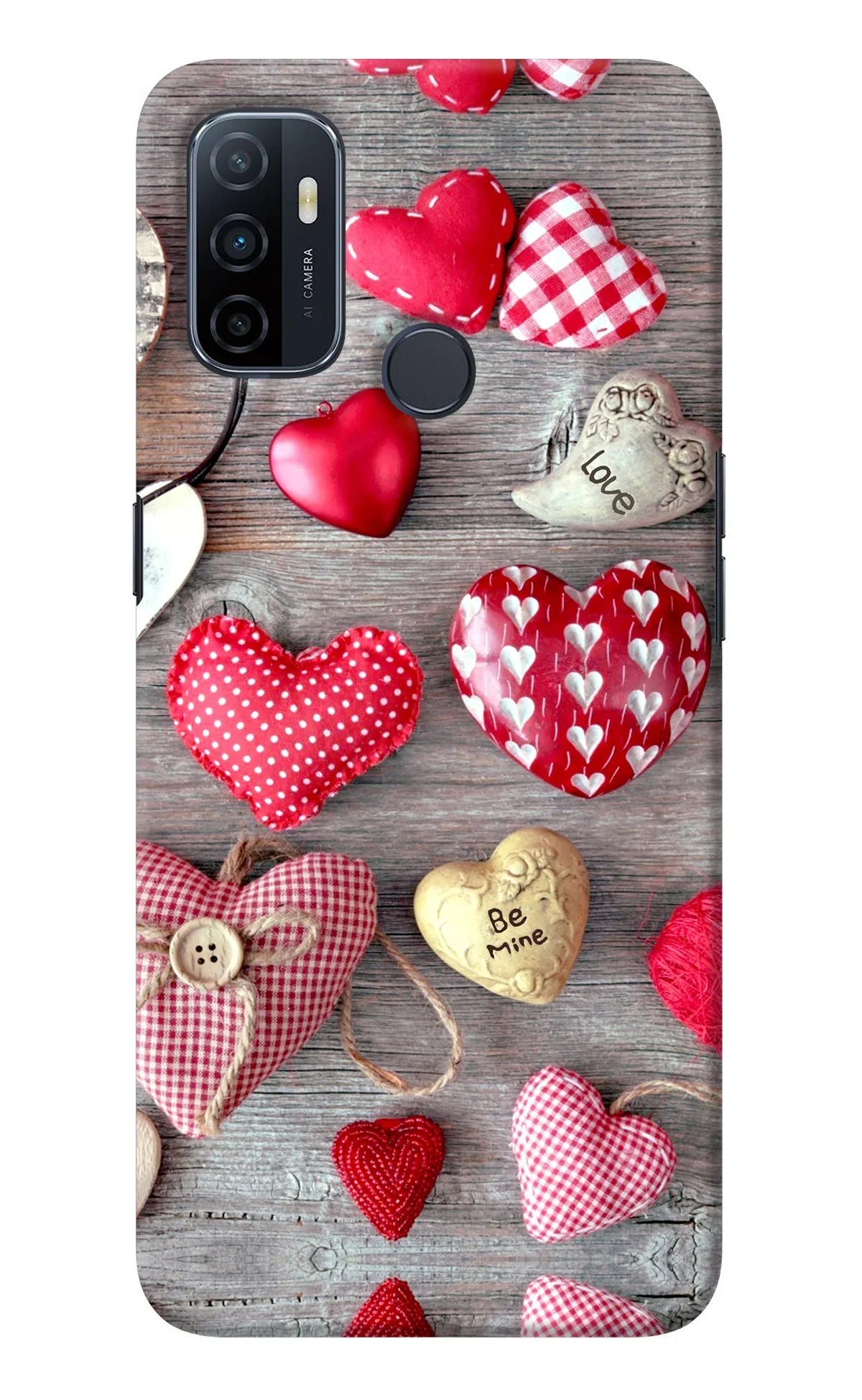 Love Wallpaper Oppo A53 2020 Back Cover