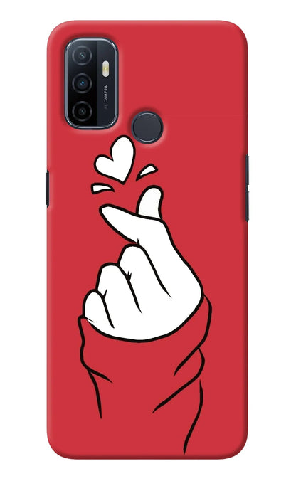 Korean Love Sign Oppo A53 2020 Back Cover