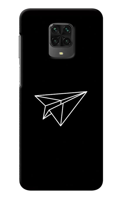 Paper Plane White Poco M2 Pro Back Cover
