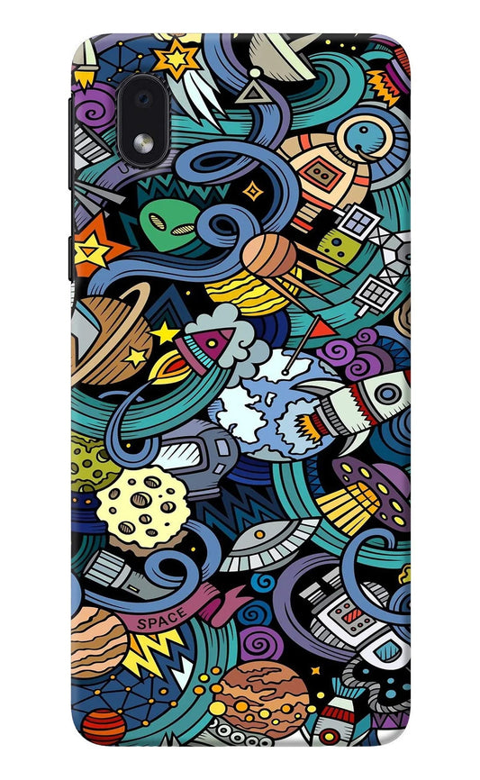 Space Abstract Samsung M01 Core Back Cover