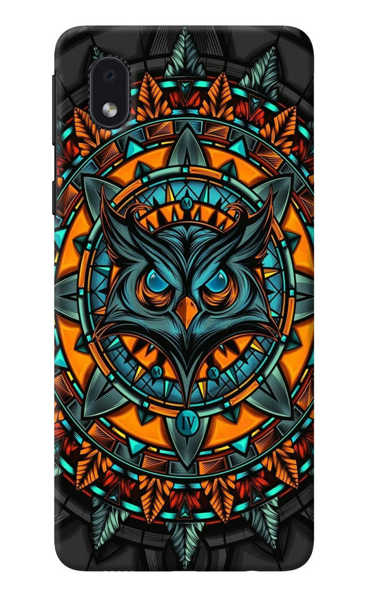 Angry Owl Art Samsung M01 Core Back Cover