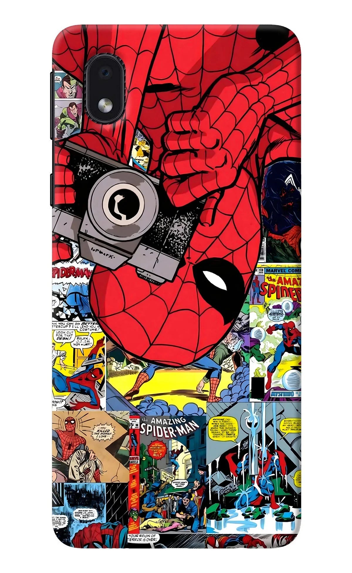 Spider Man Samsung M01 Core Back Cover