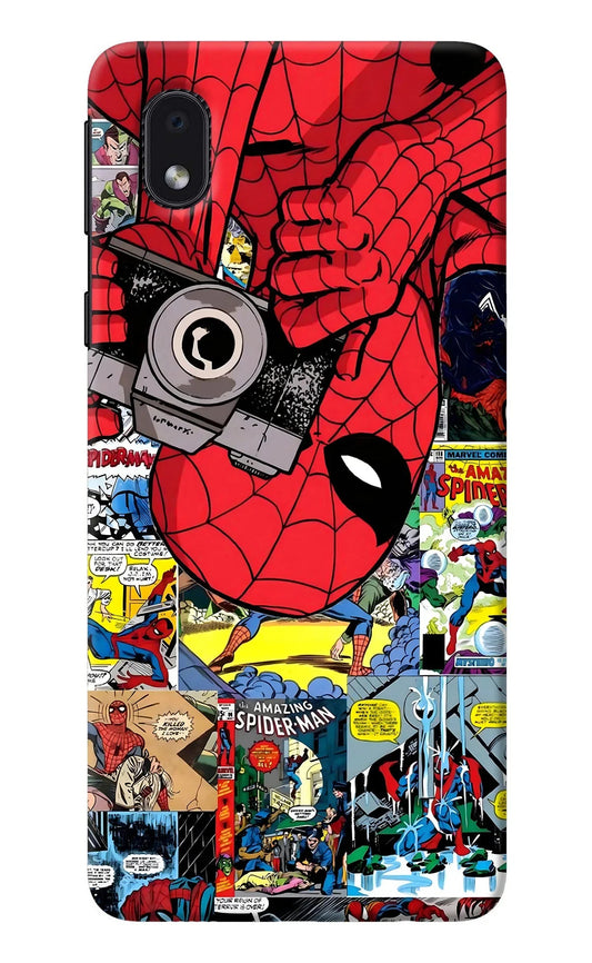 Spider Man Samsung M01 Core Back Cover