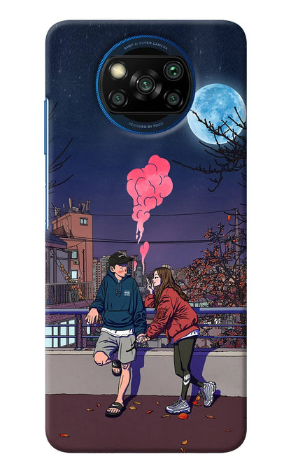 Chilling Couple Poco X3/X3 Pro Back Cover