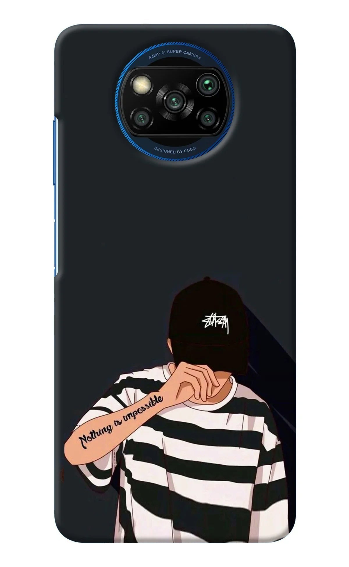 Aesthetic Boy Poco X3/X3 Pro Back Cover