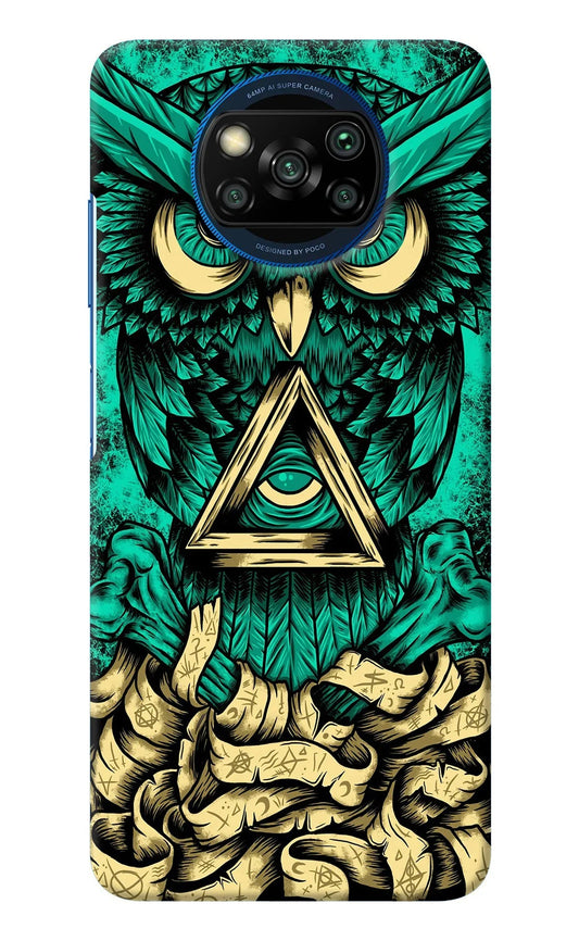 Green Owl Poco X3/X3 Pro Back Cover