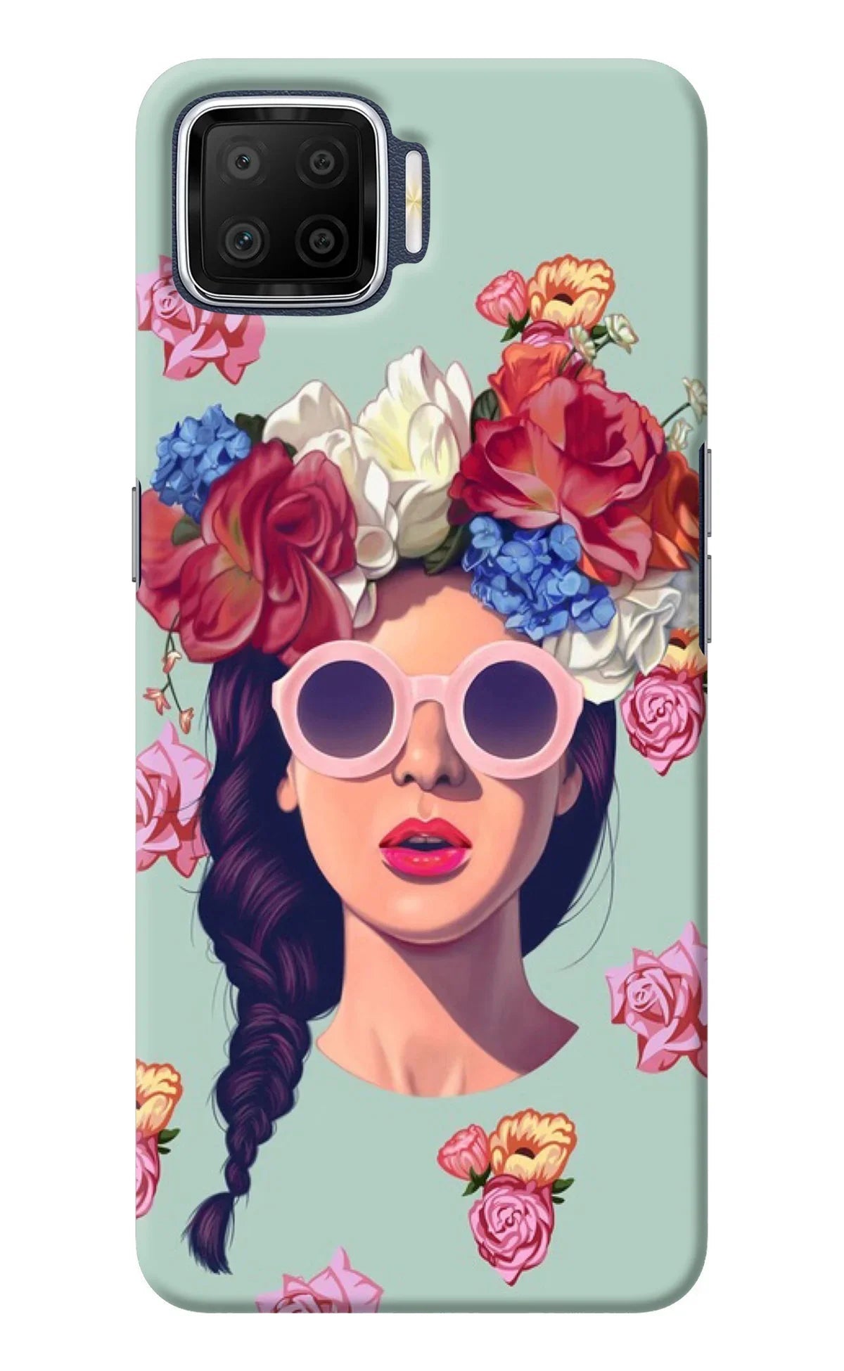Pretty Girl Oppo F17 Back Cover