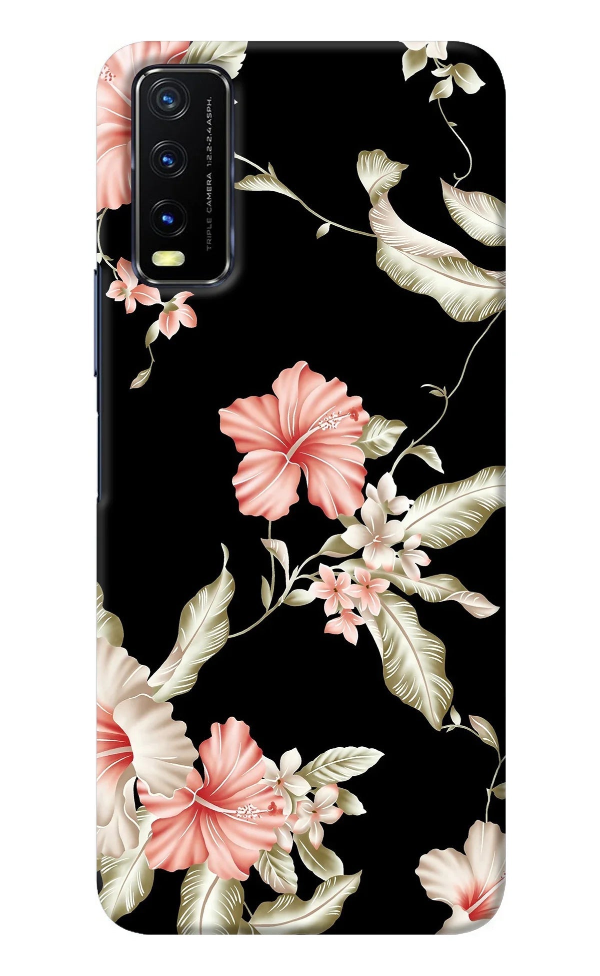 Flowers Vivo Y20/Y20i Back Cover