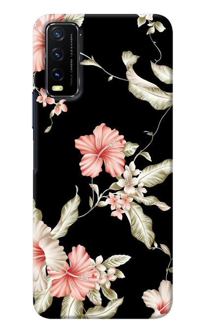 Flowers Vivo Y20/Y20i Back Cover