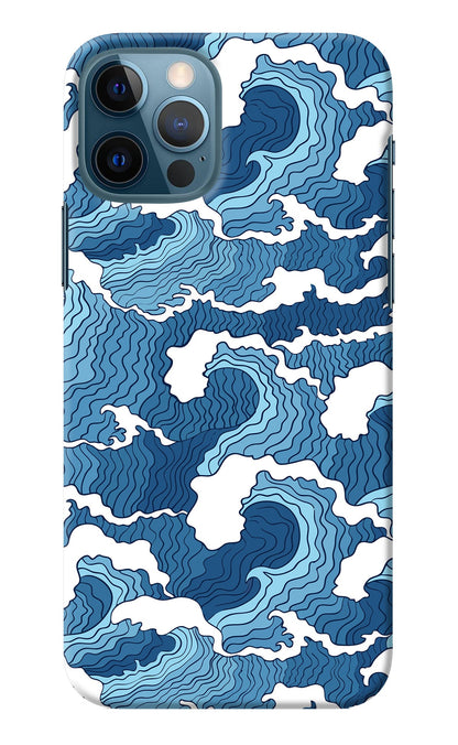 Blue Waves iPhone 12 Pro Back Cover