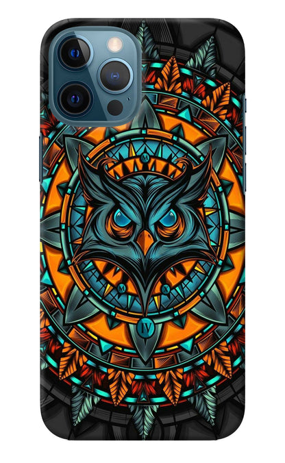 Angry Owl Art iPhone 12 Pro Max Back Cover