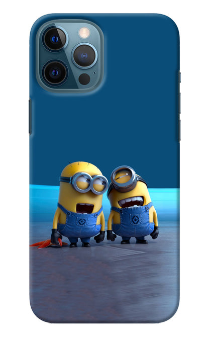 Minion Laughing iPhone 12 Pro Max Back Cover