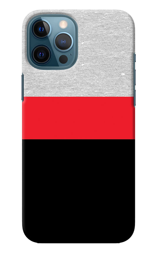 Tri Color Pattern iPhone 12 Pro Max Back Cover