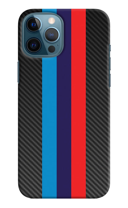 BMW Stripes Pattern iPhone 12 Pro Max Back Cover