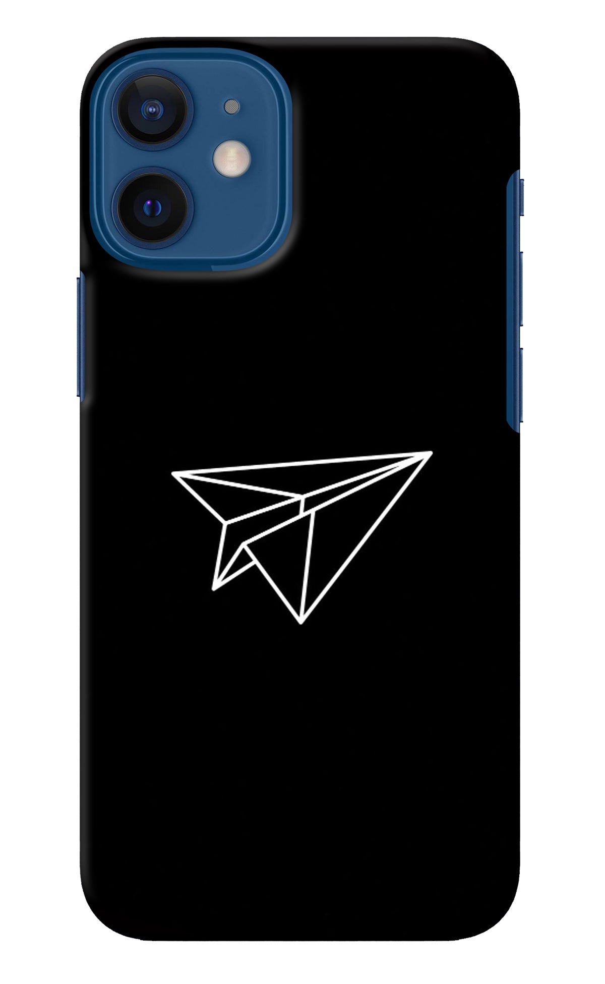 Paper Plane White iPhone 12 Mini Back Cover
