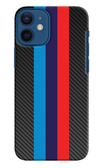 BMW Stripes Pattern iPhone 12 Mini Back Cover