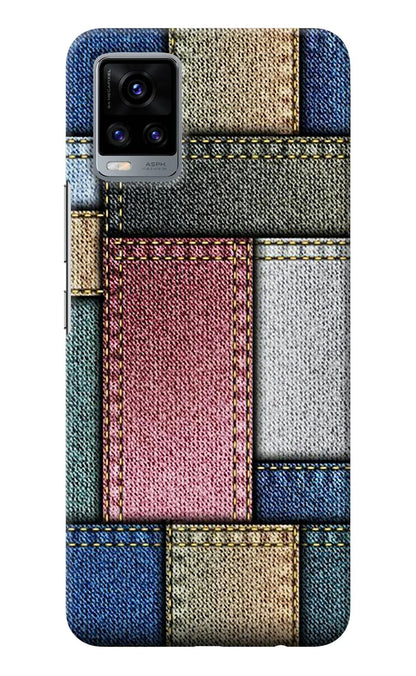 Multicolor Jeans Vivo V20 Back Cover