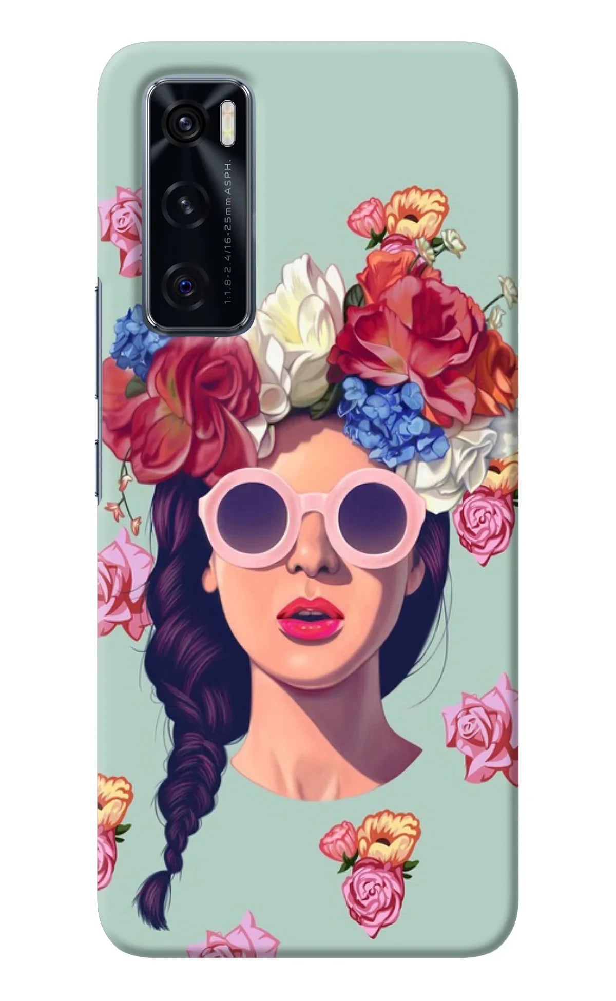 Pretty Girl Vivo V20 SE Back Cover