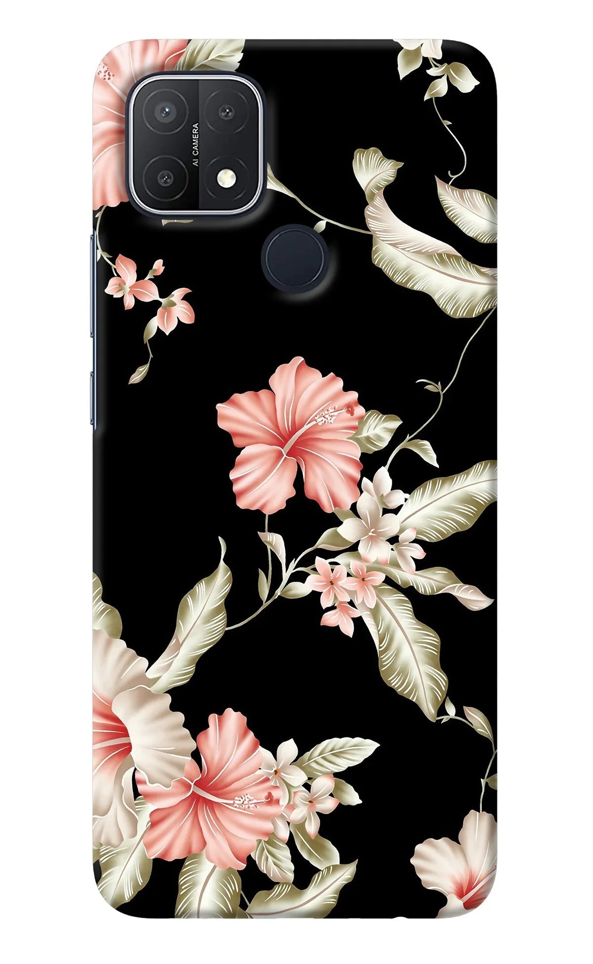 Flowers Oppo A15/A15s Back Cover