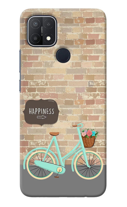 Happiness Artwork Oppo A15/A15s Back Cover