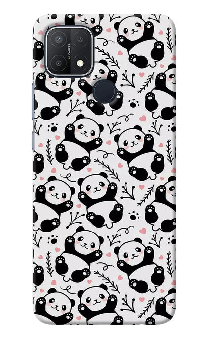 Cute Panda Oppo A15/A15s Back Cover