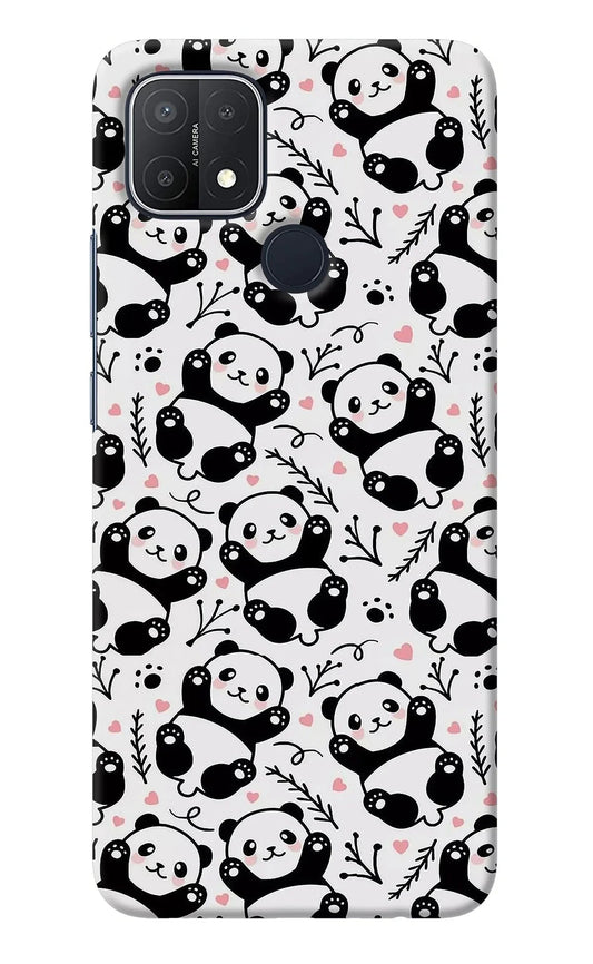 Cute Panda Oppo A15/A15s Back Cover