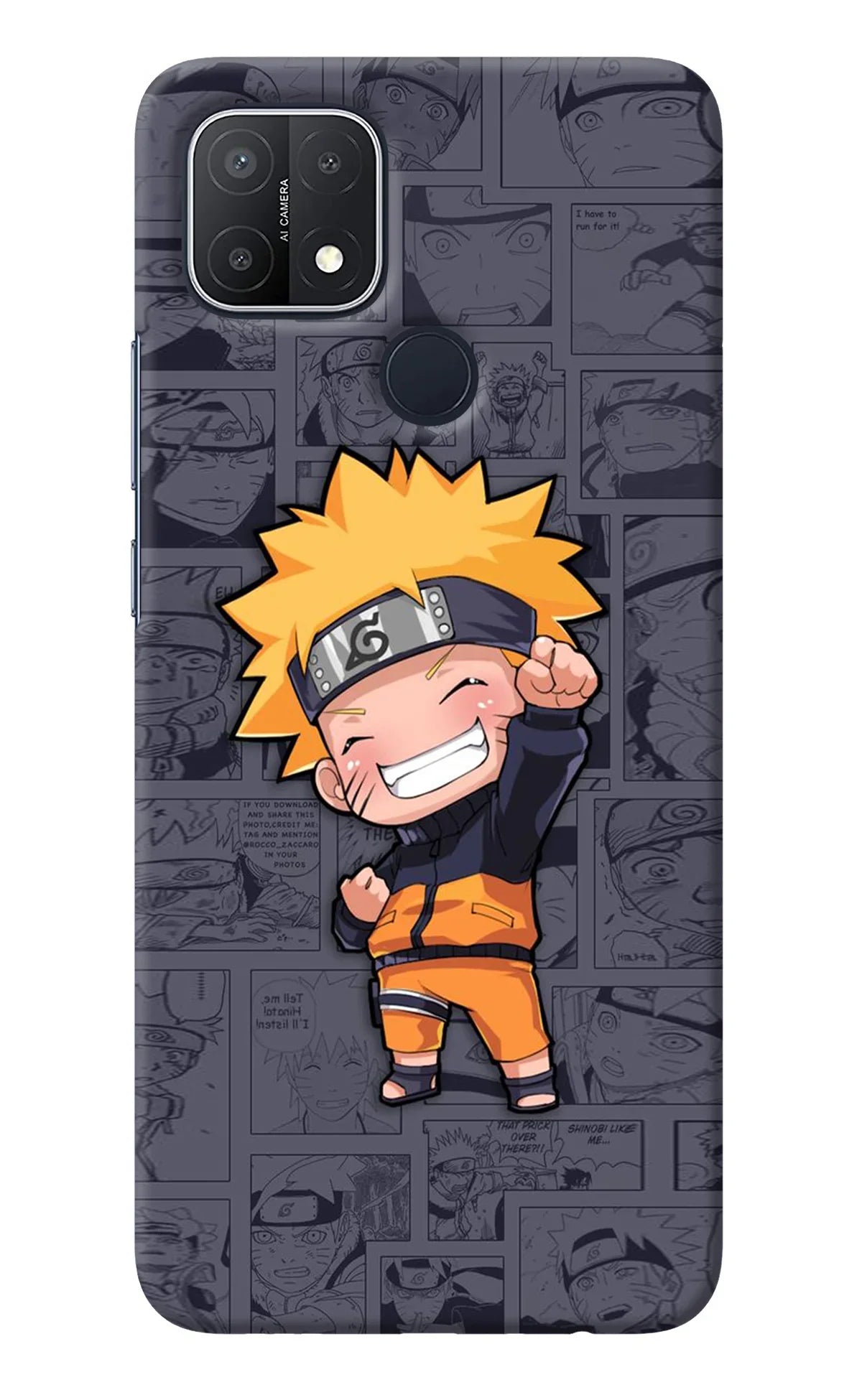 Chota Naruto Oppo A15/A15s Back Cover