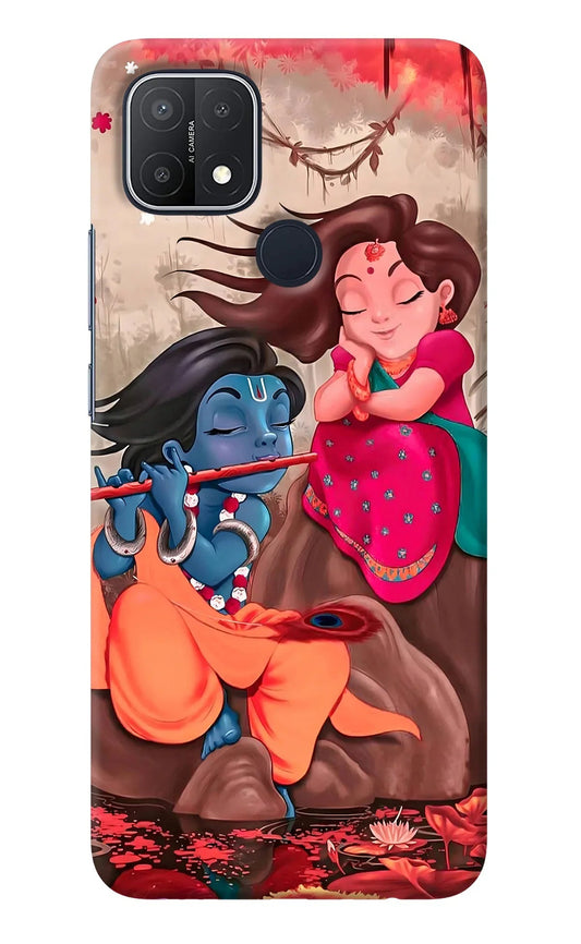 Radhe Krishna Oppo A15/A15s Back Cover