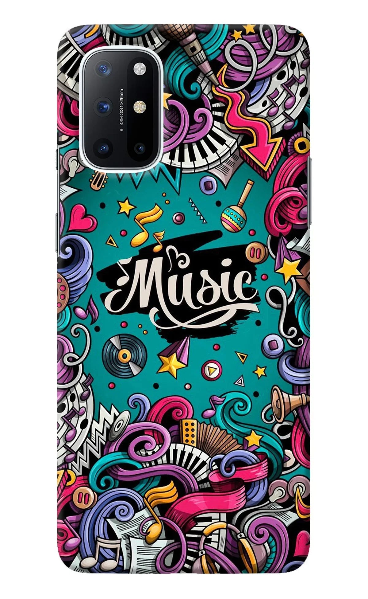 Music Graffiti Oneplus 8T Back Cover