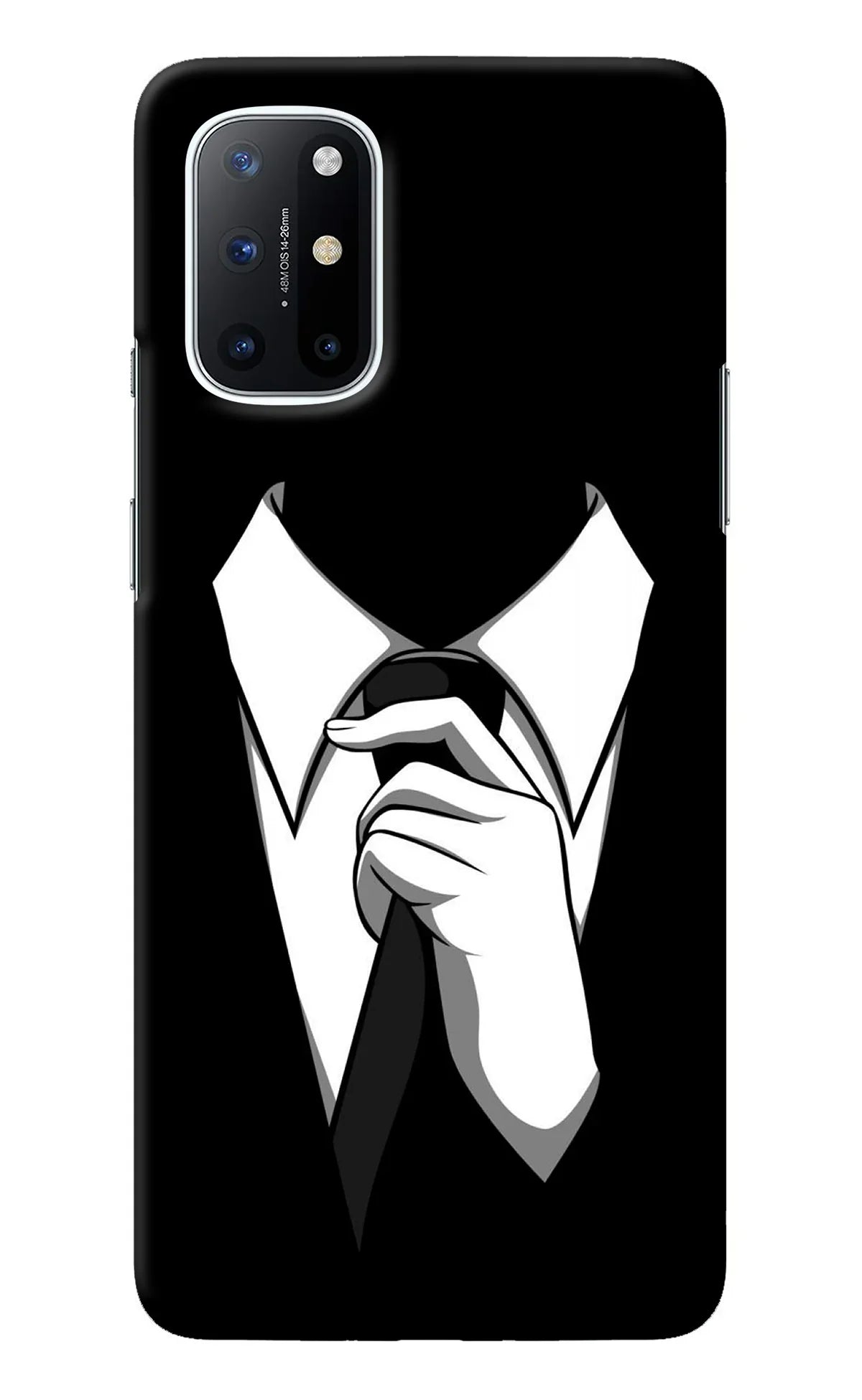 Black Tie Oneplus 8T Back Cover
