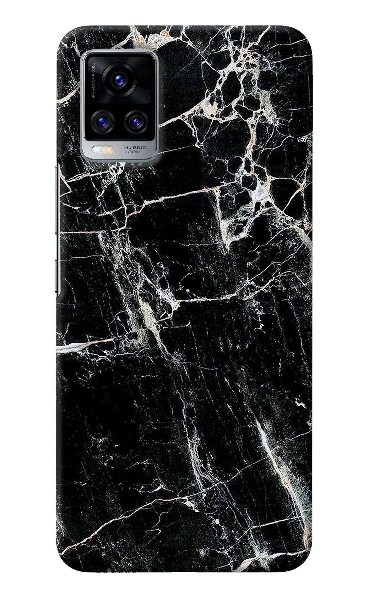 Black Marble Texture Vivo V20 Pro Back Cover