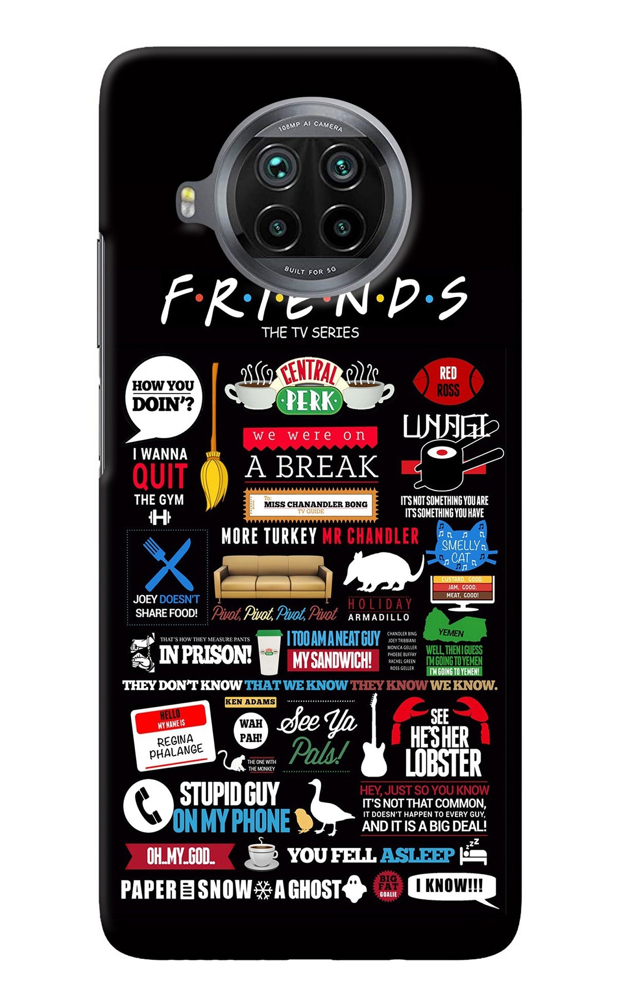 FRIENDS Mi 10i Back Cover