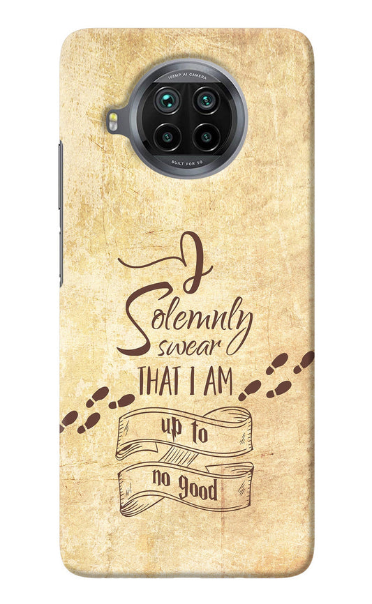 I Solemnly swear that i up to no good Mi 10i Back Cover