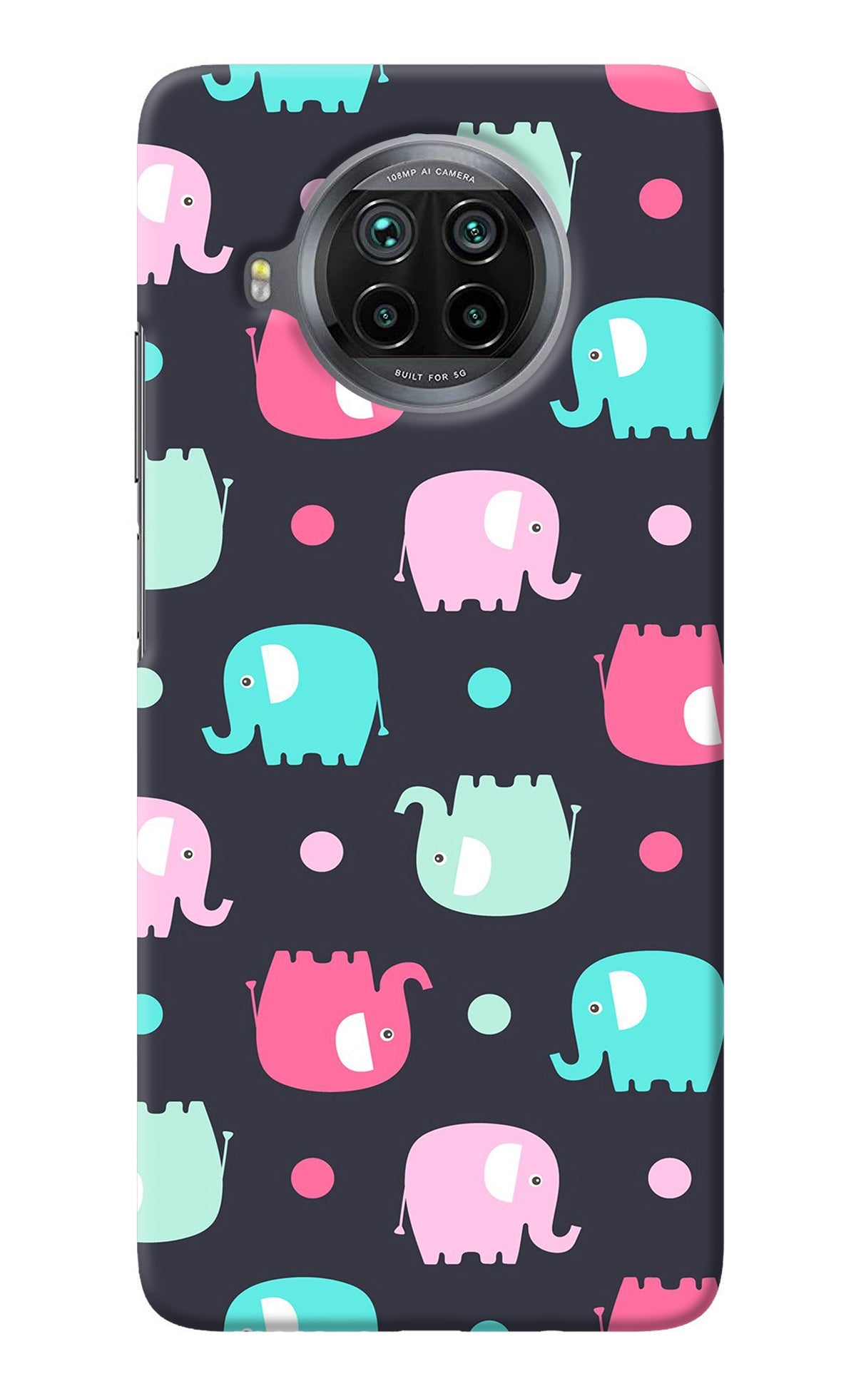 Elephants Mi 10i Back Cover