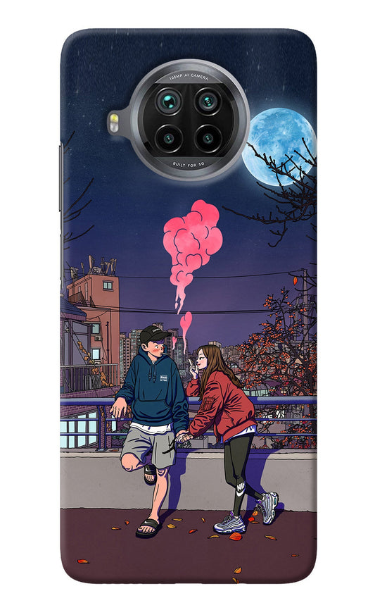 Chilling Couple Mi 10i Back Cover
