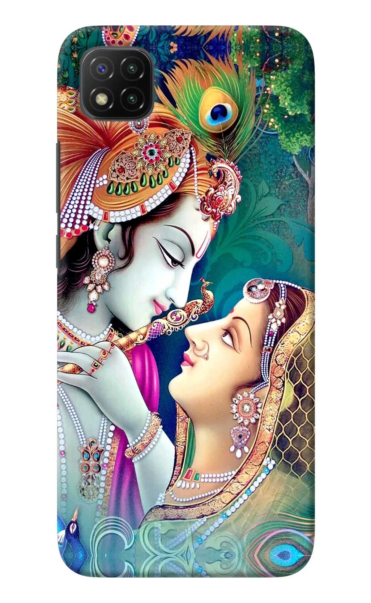 Lord Radha Krishna Poco C3 Back Cover